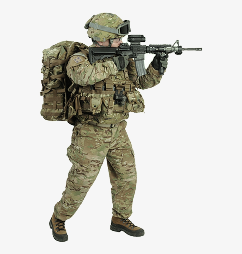 Free Png Soldier Png Images Transparent - Multicam Soldier, transparent png download