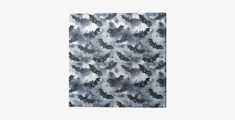 Happy Halloween Seamless Pattern Background - Watercolor Painting, transparent png download