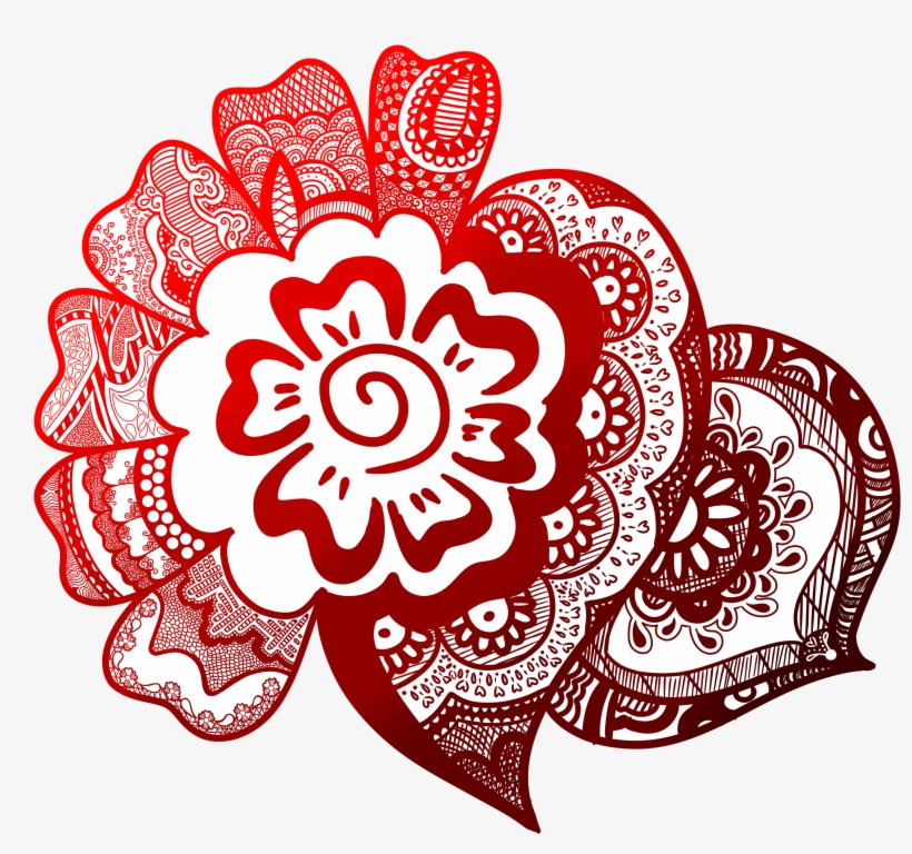 Henna Design Png - Mehndi Design Png, transparent png download