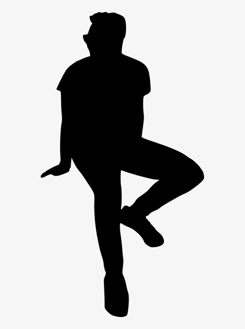 Png File Size - Person Sitting Silhouette Png, transparent png download