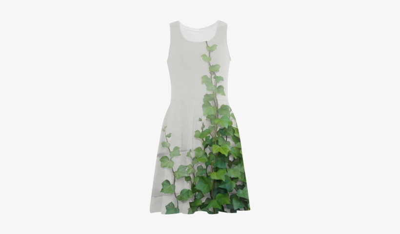 Watercolor Vines, Climbing Plant Atalanta Sundress - Day Dress, transparent png download