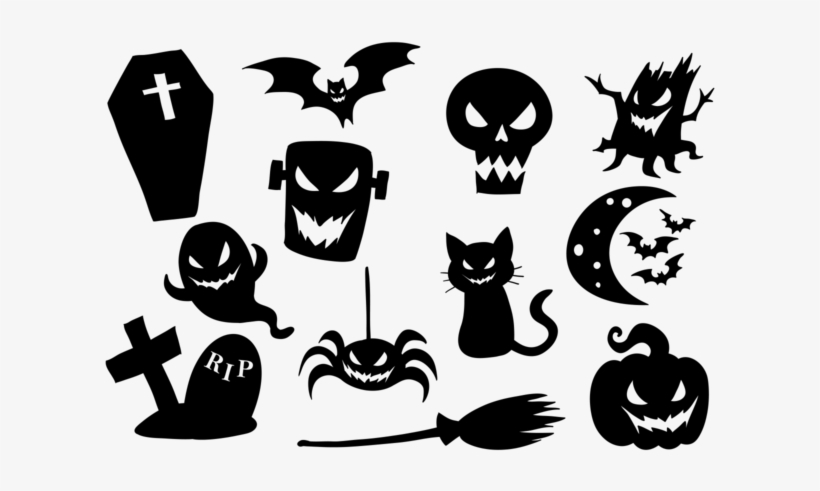 Halloween Icons Vector - Icon, transparent png download