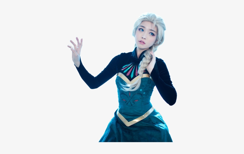 Elsa Cosplay - Frozen, transparent png download