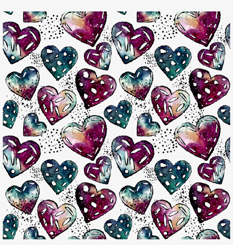 Hand Painted Watercolor Love Background Illustration - Watercolor Painting, transparent png download