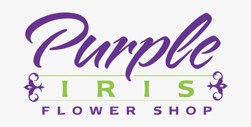 Purple Iris Flower Shop, transparent png download