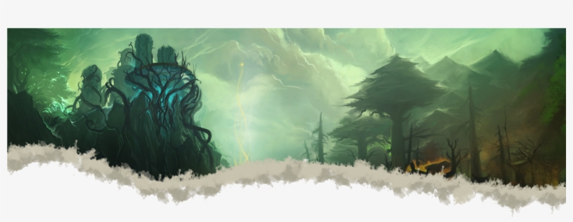 Night Elf - Landscape World Of Warcraft, transparent png download