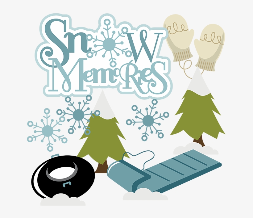 Snow Memories Svg Snow Memories Scrapbook Svg Snow - Scalable Vector Graphics, transparent png download