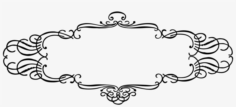 Online Shopping Png - Vintage Flourish Flourish Frame Png, transparent png download
