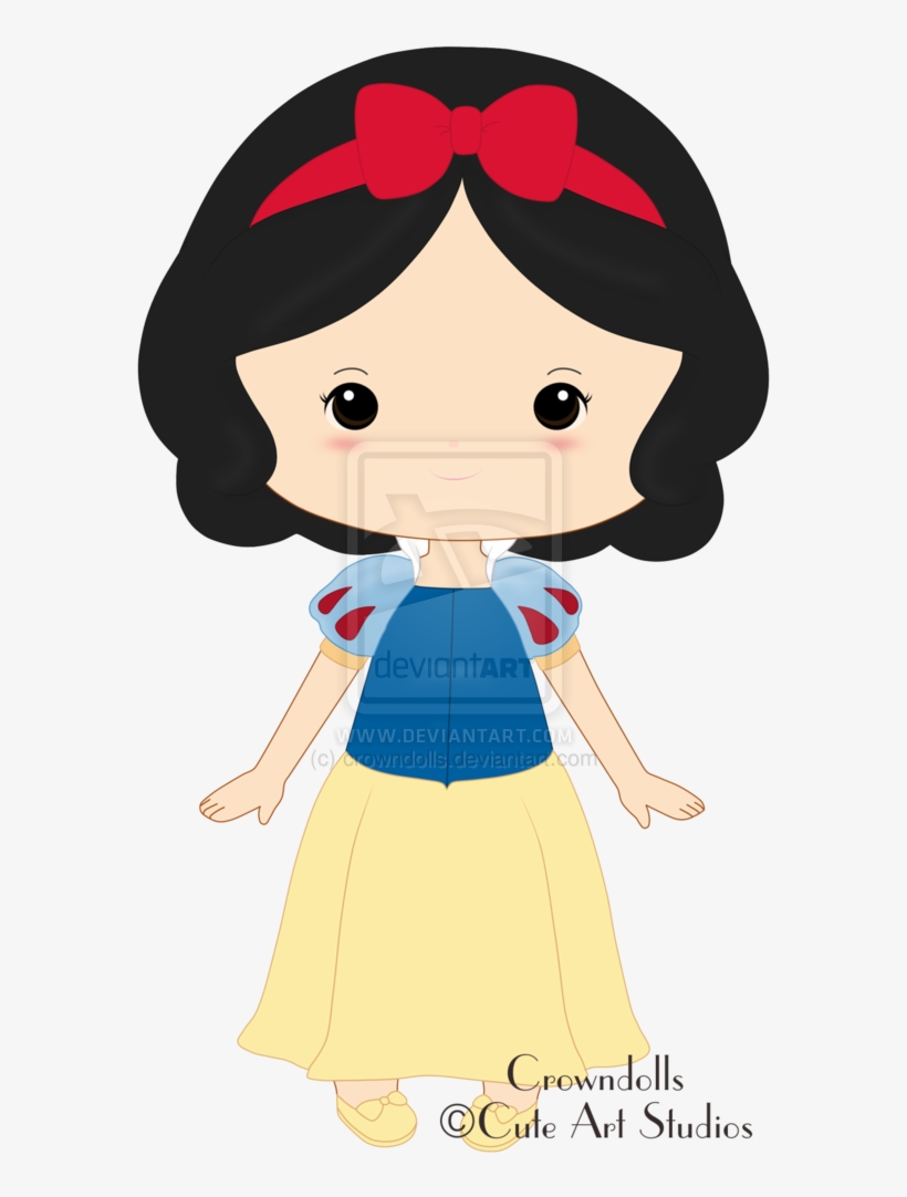 White Snowflake Clipart Png Download - Baby Princess Snow White, transparent png download
