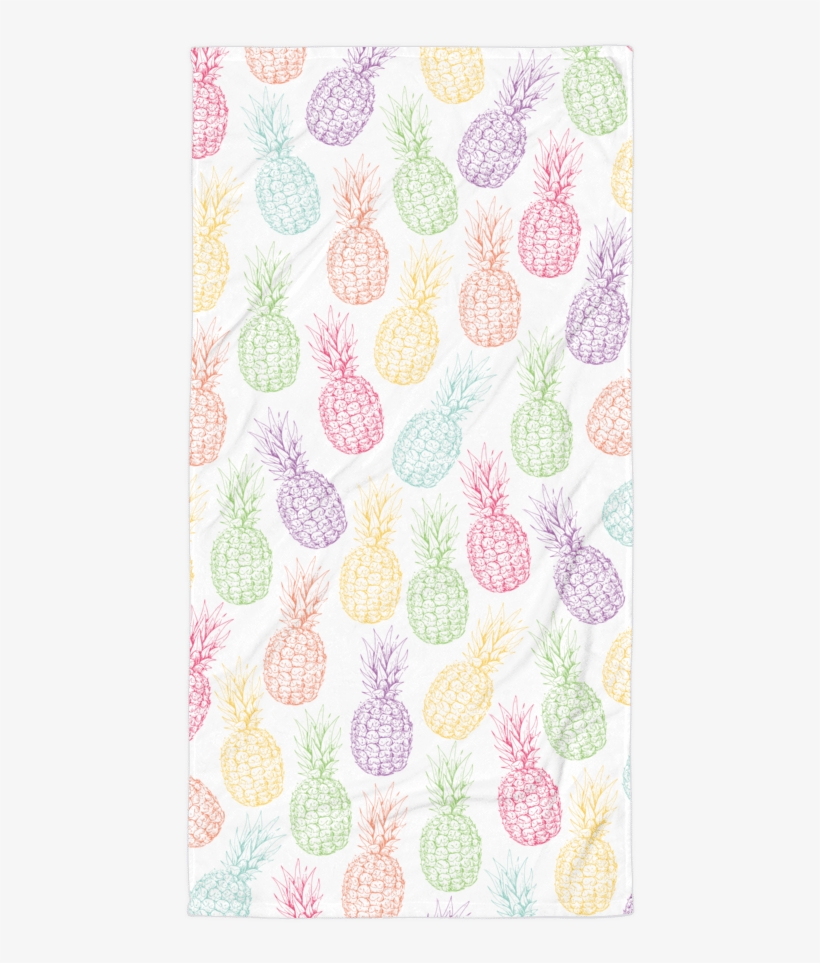 Pineapple Beach Towel - Paisley, transparent png download
