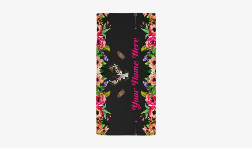 Floral Boho Chic Beach Towel On Cafepress - Hawaiian Hibiscus, transparent png download
