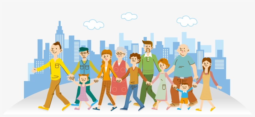 Extended Family - Social Diversity Png, transparent png download