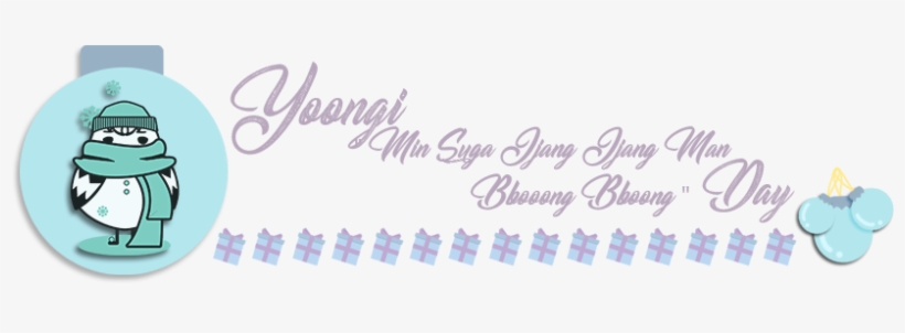 "min Suga Jjang Jjang Man Bboong Bboong" Day - Bts, transparent png download