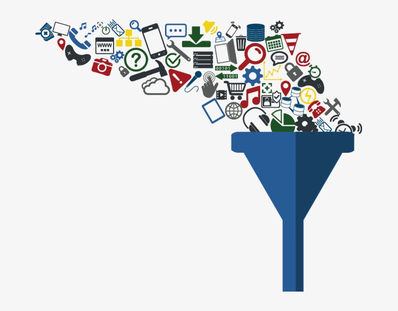 Literally, You Can Dump Any Data In Any Format And - Big Data Funnel Transparent, transparent png download