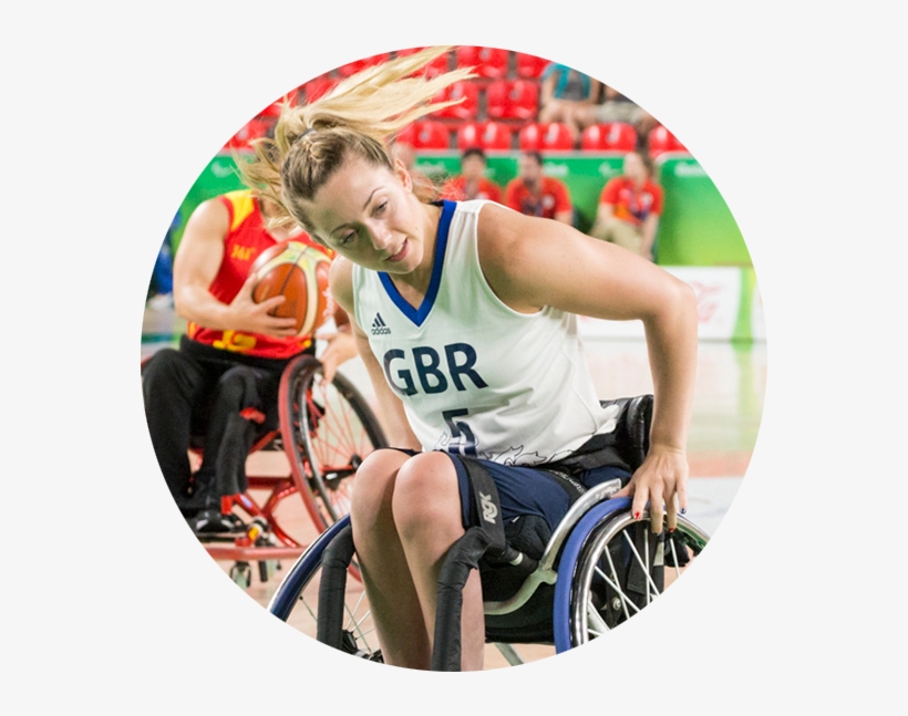 “this Chair Really Gives Me An Advantage On Speed, - Wheelchair Basketball, transparent png download