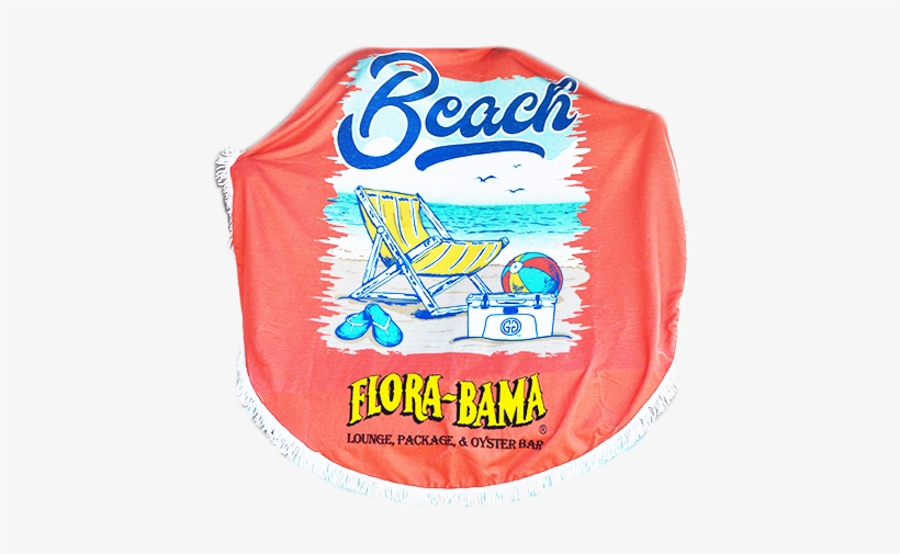Flora-bama Round Beach Towel - Flora Bama, transparent png download