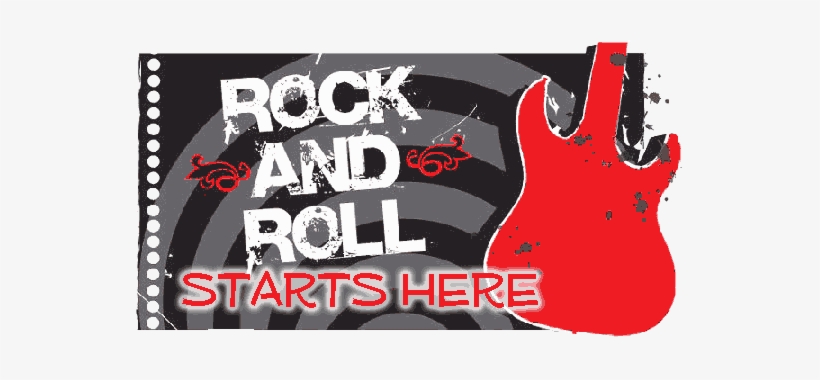 Rock N Roll Stars Here - Rock And Roll Graphic, transparent png download