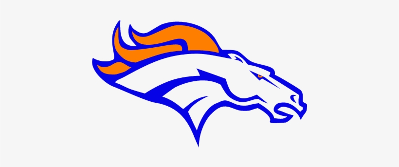 Vector Library Denver Broncos Silhouette At Getdrawings - Denver Broncos Decal Large Nfl, transparent png download