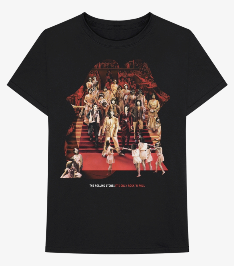 It's Only Rock N Roll Collage T-shirt - It's Only Rock 'n Roll, The Rolling Stones, Vinyl Firt, transparent png download