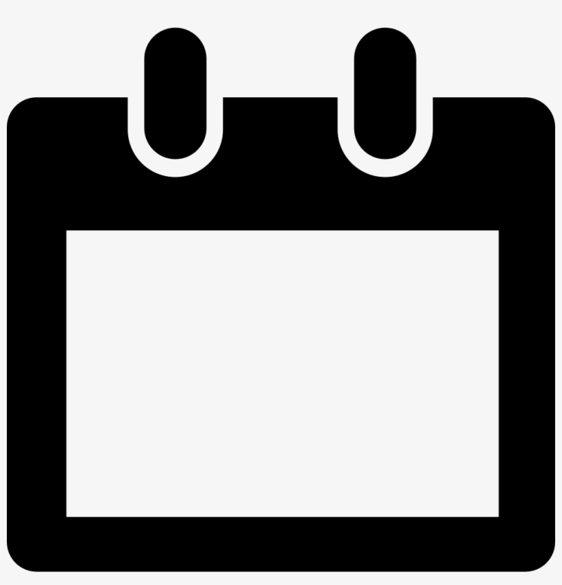 Calendar Comments - White Png Icon Calander, transparent png download