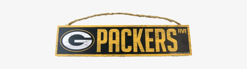 Green Bay Packer Avenue Wood Sign 17"l 6 Pc Min - Dallas Cowboys 4x17 Avenue Wood Sign, transparent png download