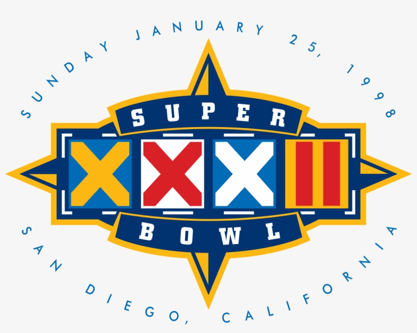 Super Bowl Xxxii Logo, transparent png download