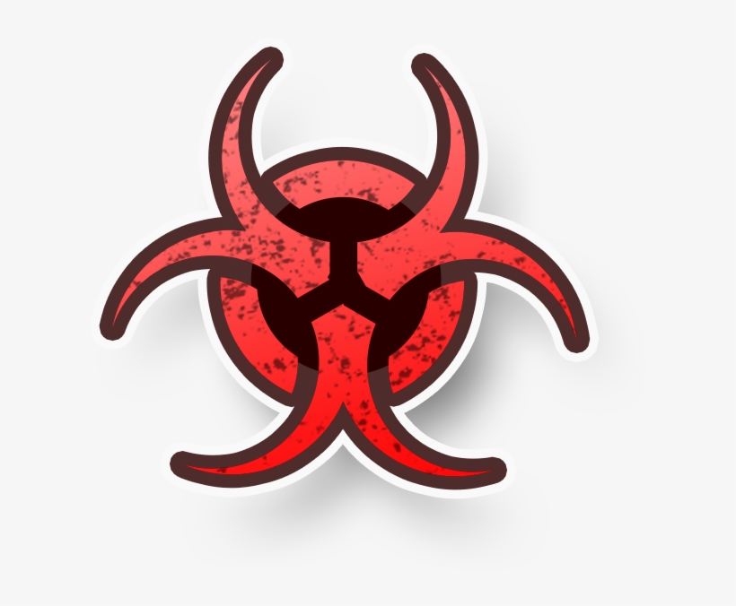 Biohazard-emblem - Biological Hazard, transparent png download