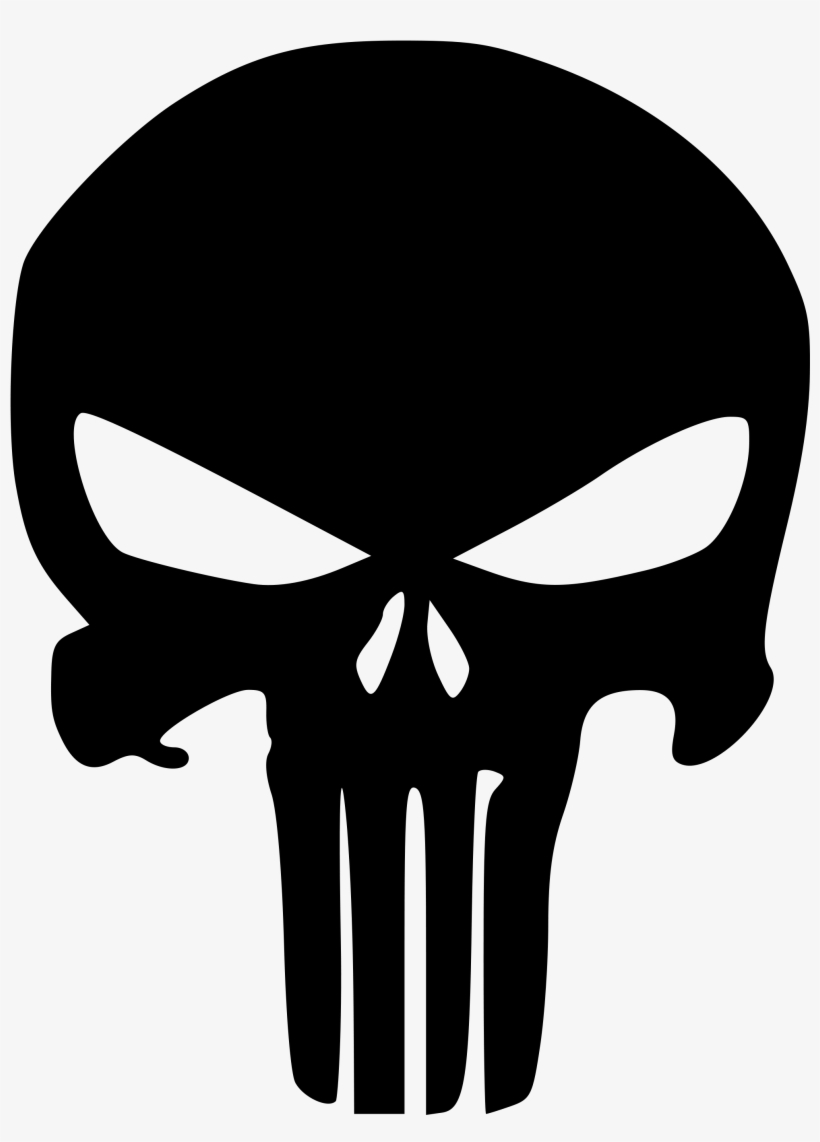 Punisher Logo - Google Search - Punisher Stencil, transparent png download