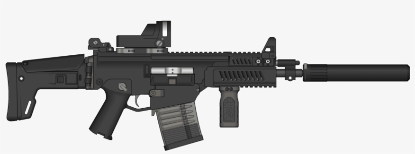 Free Png Assault Rifle Clipart Png Images Transparent - Assault Rifle Png, transparent png download