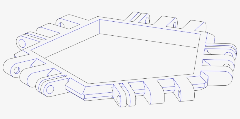 5 Gon Reversed R - Diagram, transparent png download