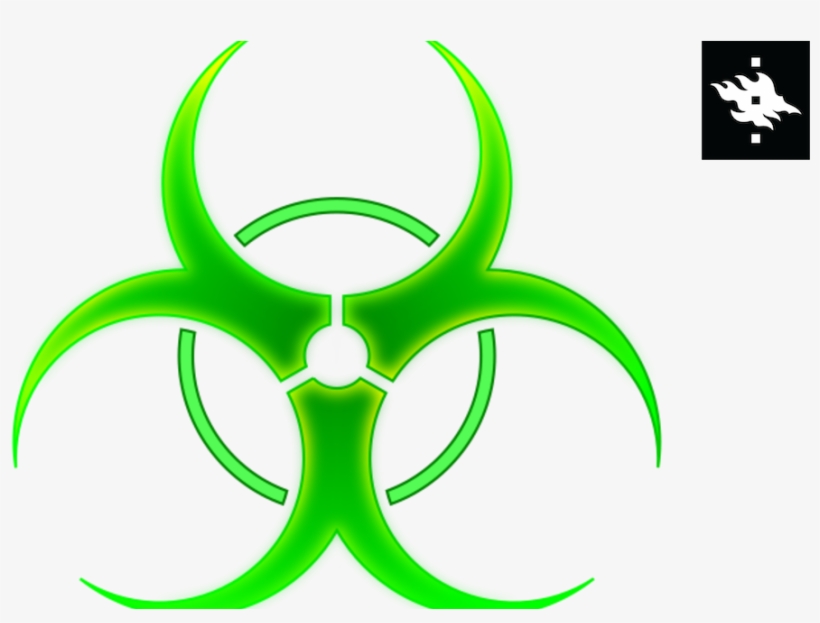 Transparent Green Biohazard Logo, transparent png download