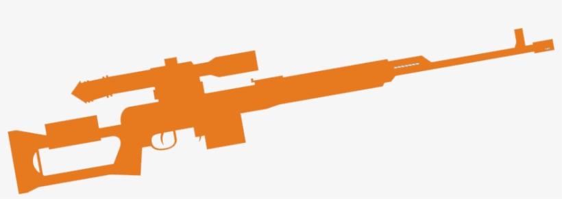 Dragunov Svd Sniper Rifle - Ranged Weapon, transparent png download