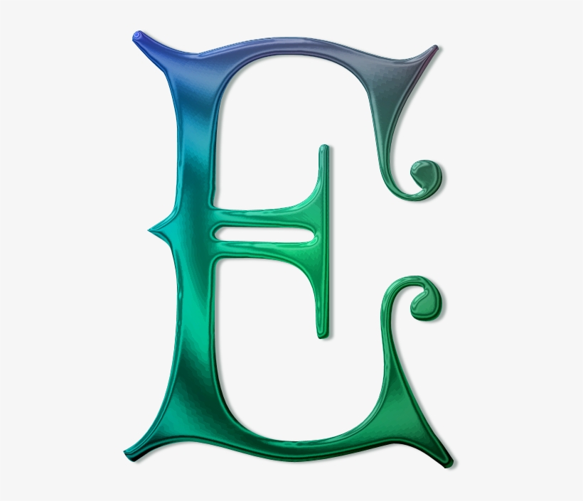 Фото, Автор Mediona - Royal Monogram E Shower Curtain, transparent png download