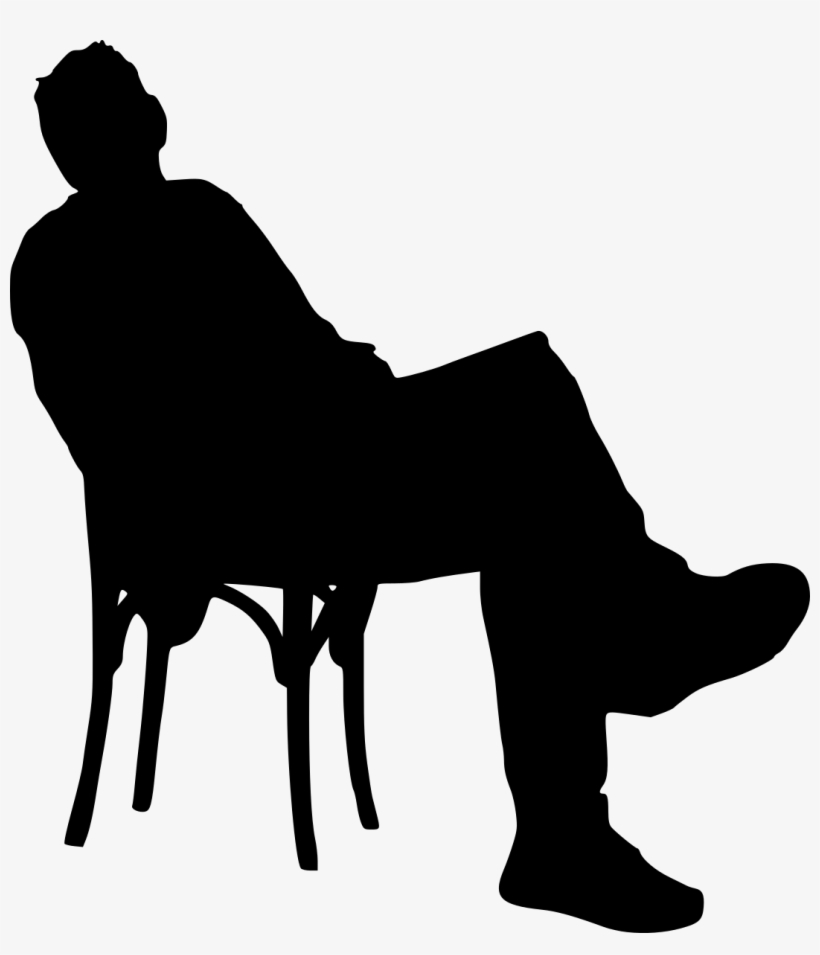 Sitting Silhouette Png Download - Portable Network Graphics, transparent png download