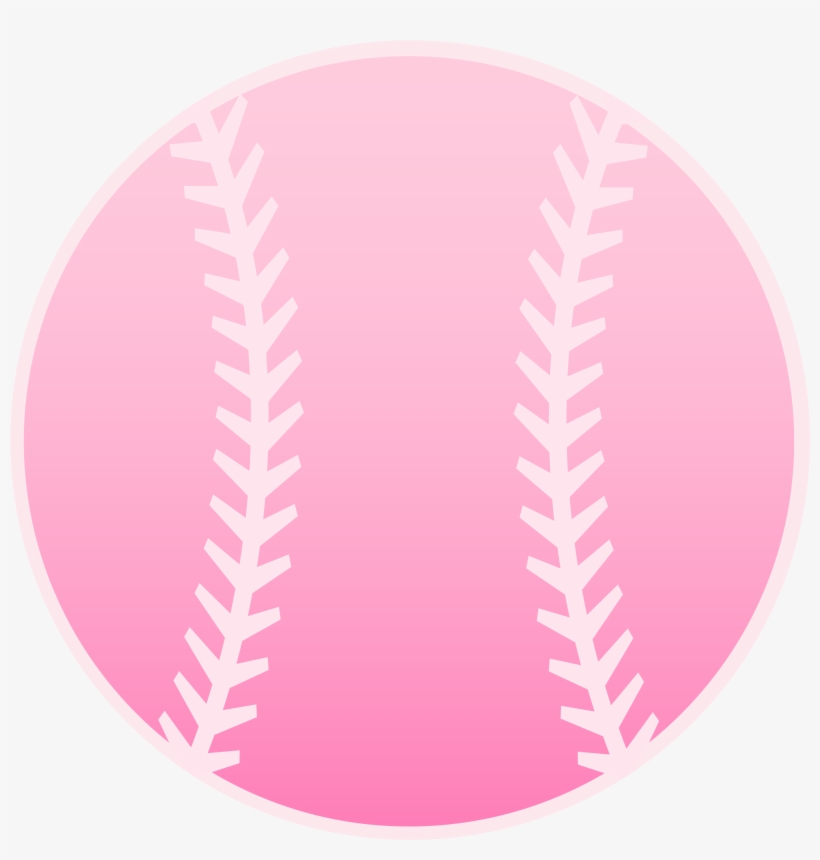 Clipart Free Stock Pink Design Free Clip Art Sports - Baseball Heart Svg Free, transparent png download