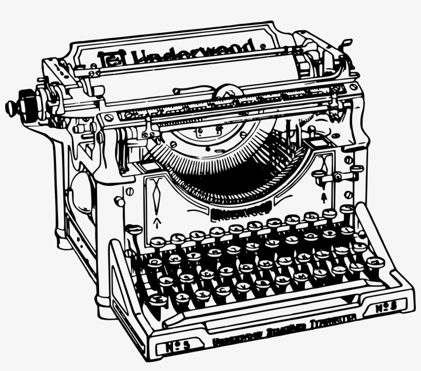 This Free Icons Png Design Of Simple Old Typewriter, transparent png download