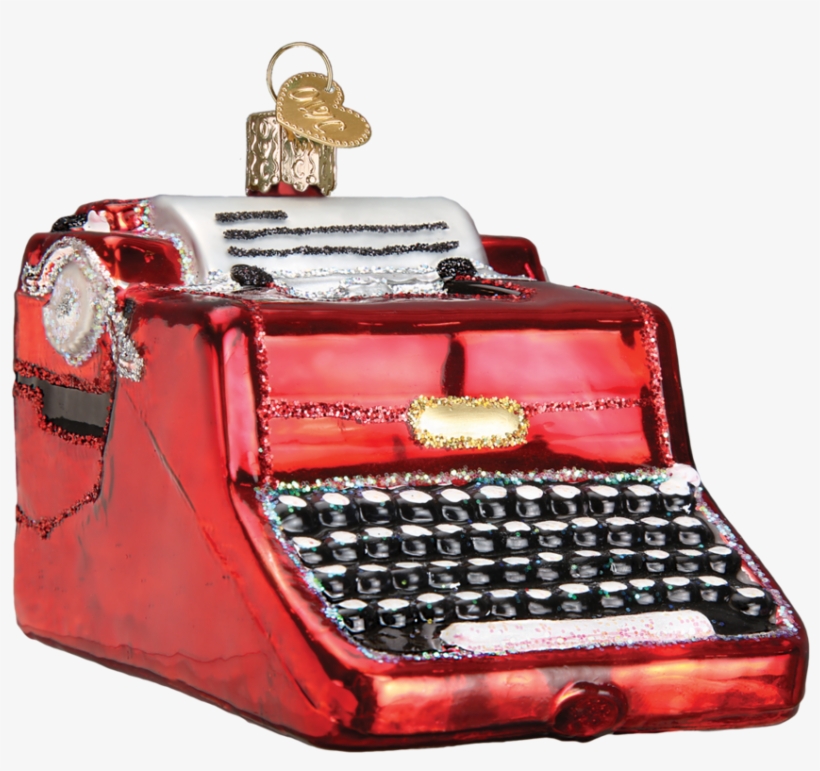 Typewriter Christmas Ornament, transparent png download