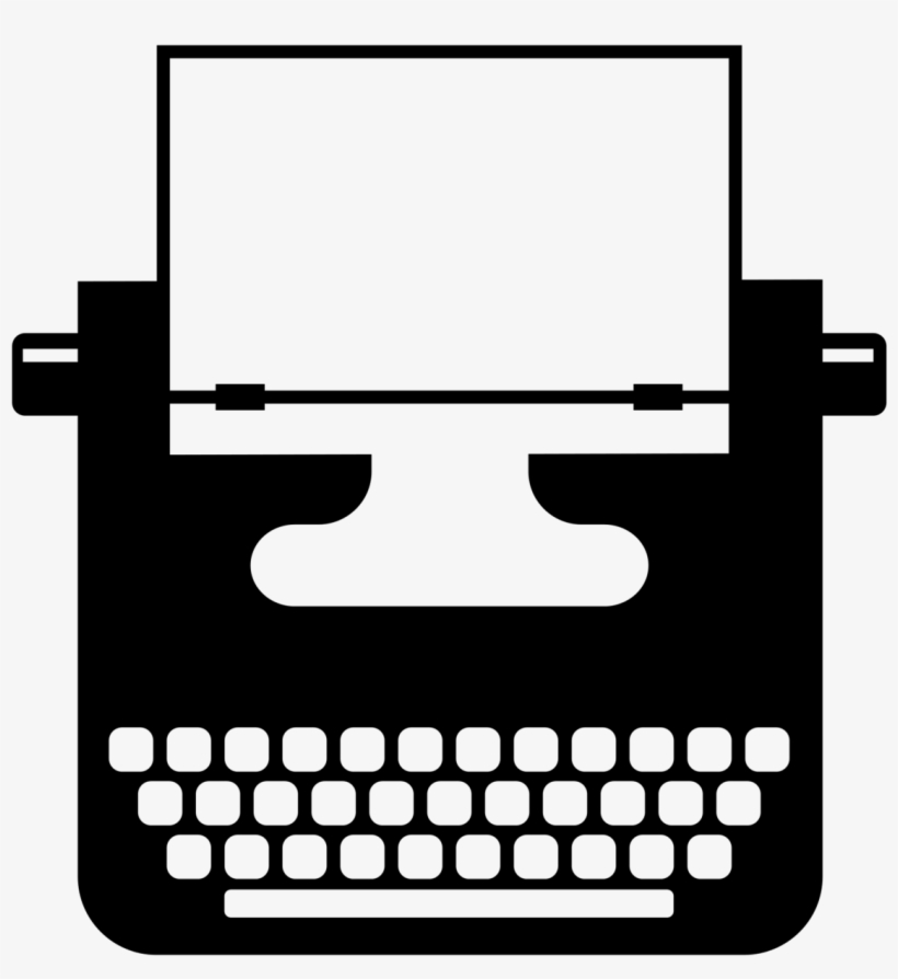 Typewriter Clipart Icon - Authority: Become An Expert, Build A Following,, transparent png download