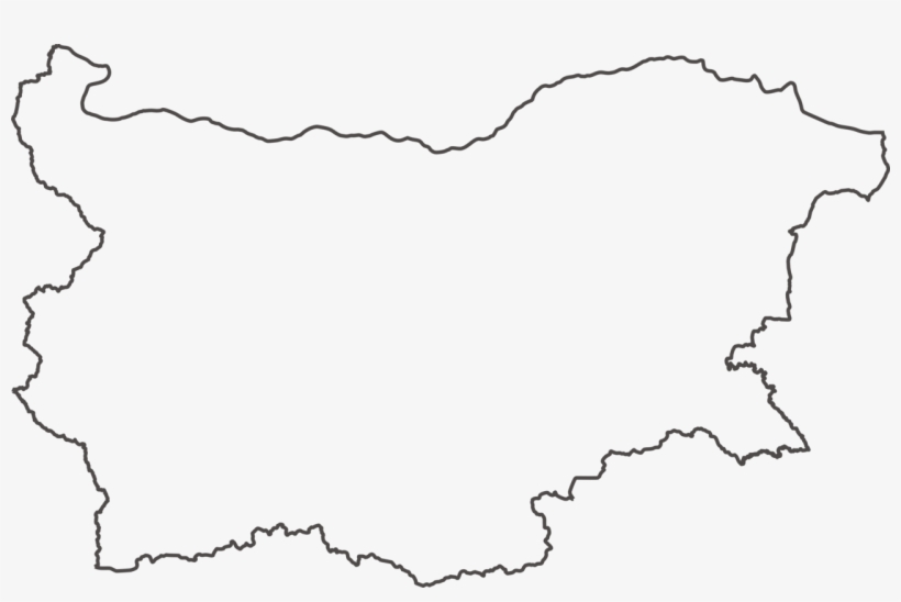 320 × 198 Pixels - Blank Map Of Bulgaria, transparent png download