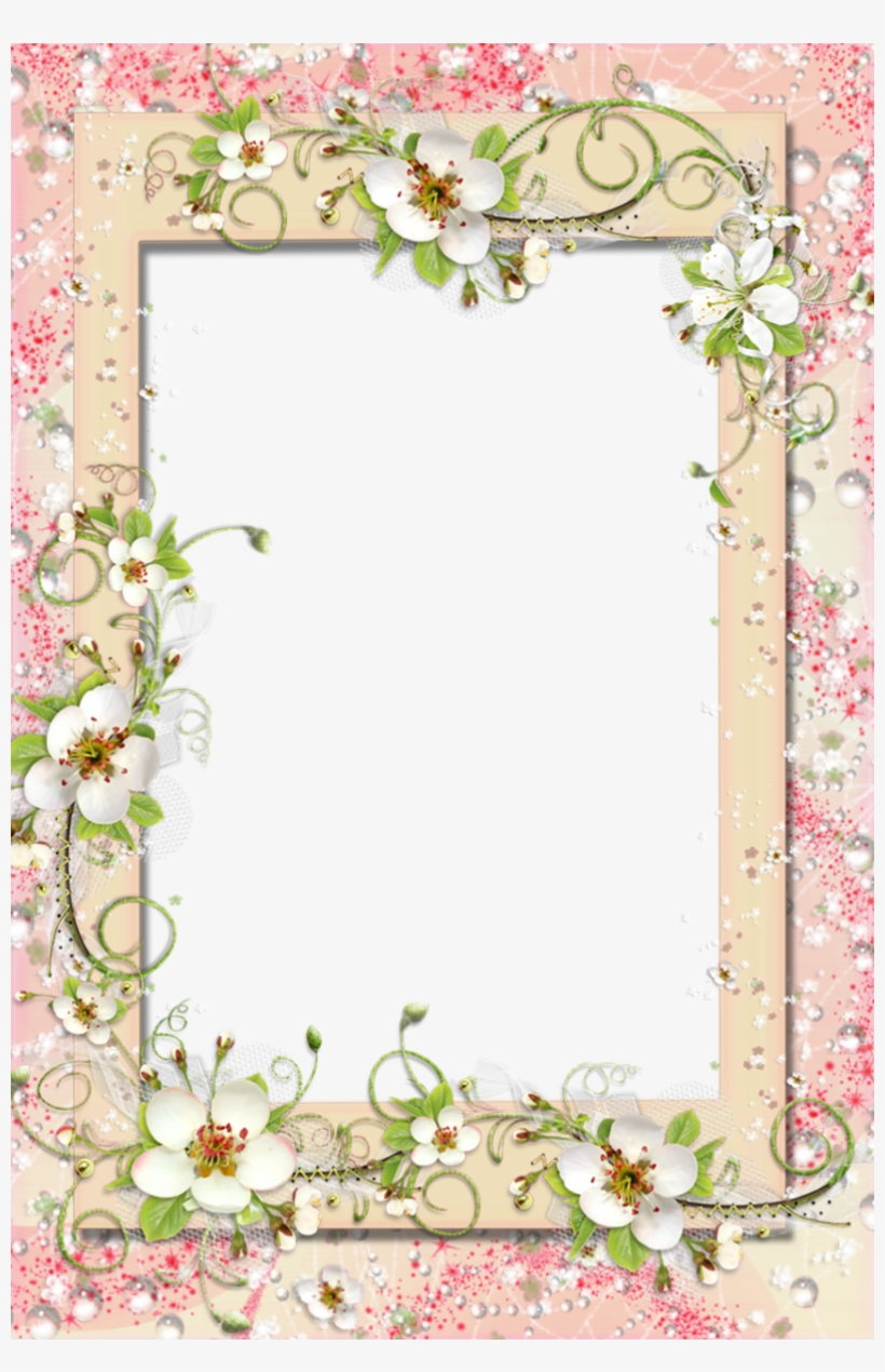 Free Floral Border, Download Free Clip Art, Free Clip - Marcos Para Fotos Transparentes, transparent png download