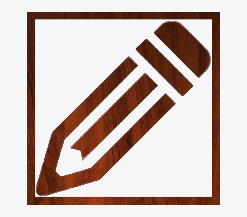 Edit Wood Icon Outline, Edit, Change, Alter Png And - Edit Icon In Android, transparent png download