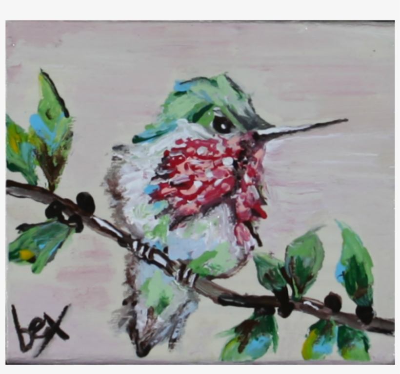 "hummingbird" Around Back At Rocky's Place - Ruby-throated Hummingbird, transparent png download