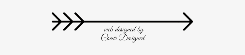 Coeur Designed W Arrow Black No Background - Calligraphy, transparent png download