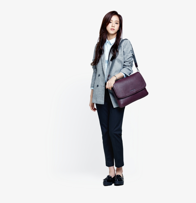 Samsonite Red 15fw Lookbook - Black Pink Jisoo Legs, transparent png download