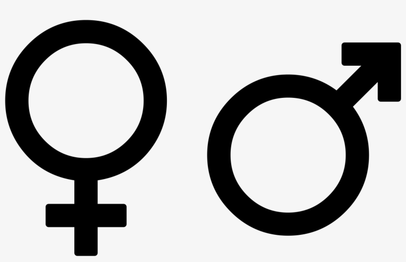Banner Freeuse Stock File Gender Side By Solid Svg - Male Female Symbols Png, transparent png download