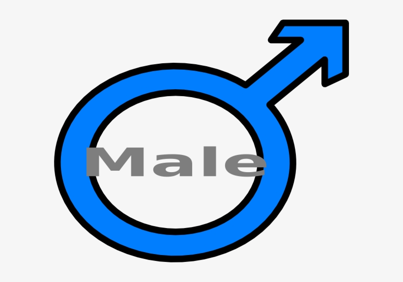 Blue Male Symbol Svg Clip Arts 600 X 495 Px, transparent png download