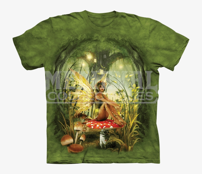 Toadstool Fairy T-shirt - T Shirt With Dog, transparent png download