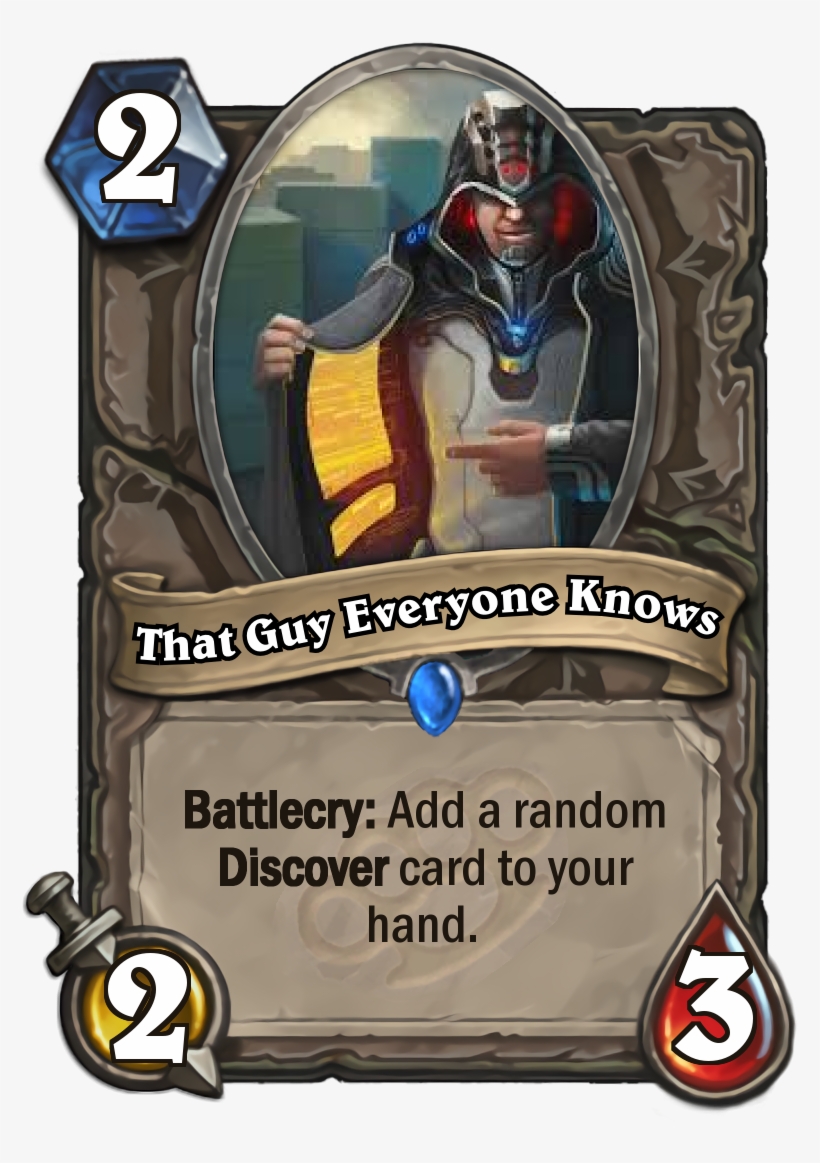 That Guy Everyone Knows - Can T Attack Hearthstone, transparent png download