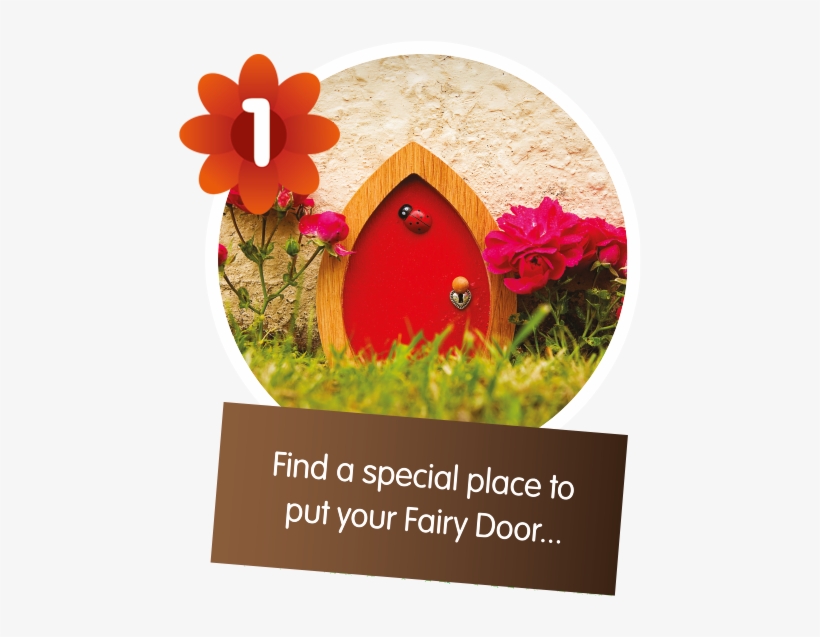 Order Pink Toadstool - Purple Fairy Door With Star, Key And Magic Fairy Dust, transparent png download