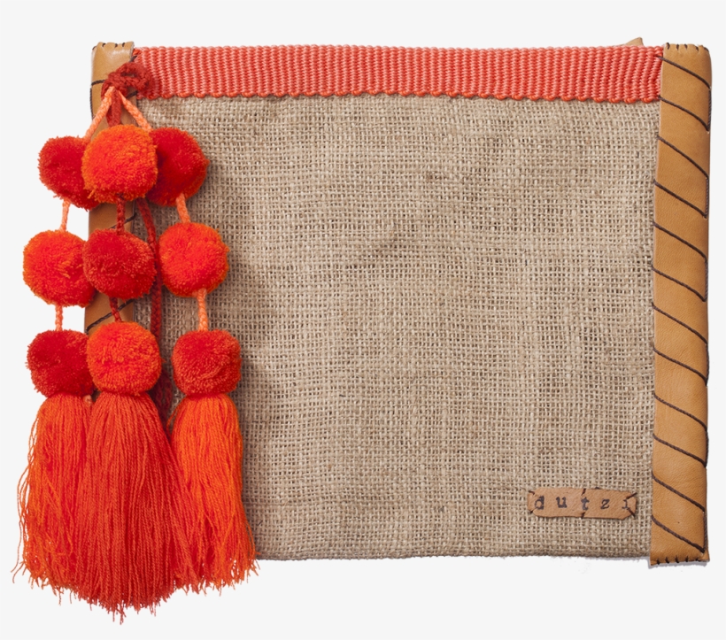 Dutzi Orange Pom-pom Tassel Pouch - Pom-pom, transparent png download